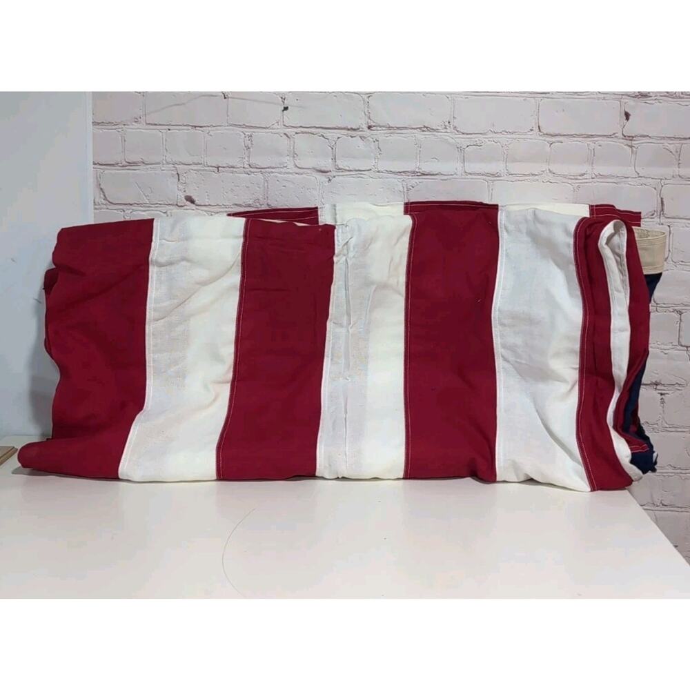 Large 50 Star American Flag Valley Forge Flag 9'.3 x 4’10 100% Cotton Bunting